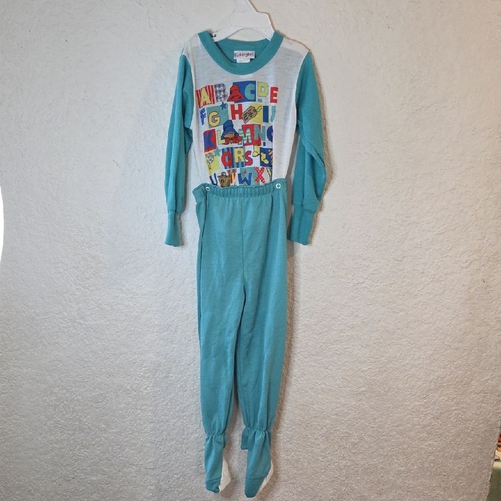 Paddington Bear Alphabet Kids Footie Pajamas